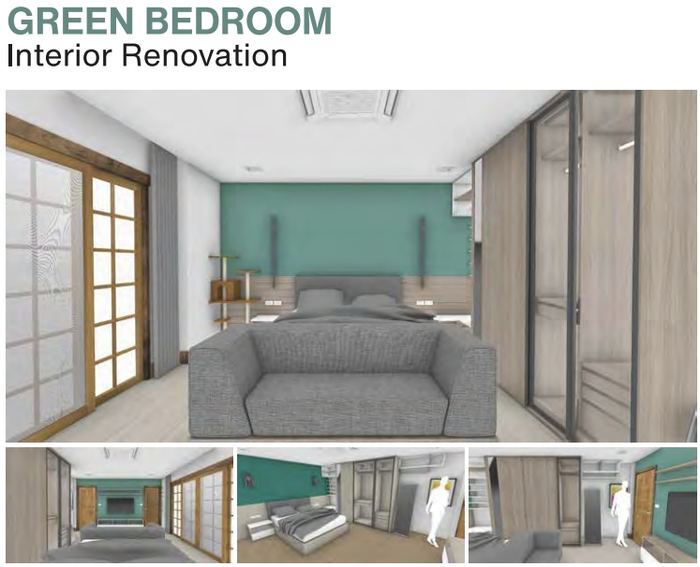 Green Bedroom project